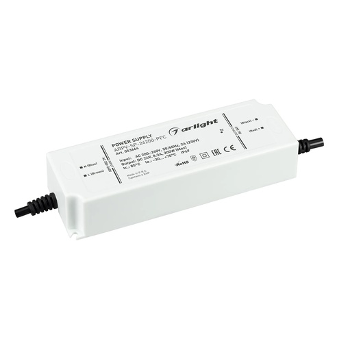 Блок питания ARPV-SP-24200-PFC (24V, 8.3A, 200W) (Arlight, IP67 Пластик, 5 лет)