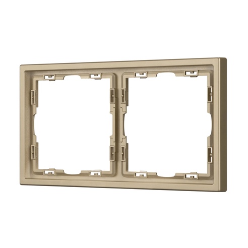 Рамка пластиковая FRM-NOBE-SFPL-2-GD (Arlight, -)