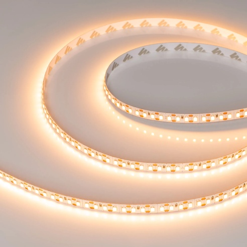 Лента FC-A160-8mm 24V Warm2400-CX1 (14 W/m, IP20, 5m) (Arlight, резка 1 светодиод)