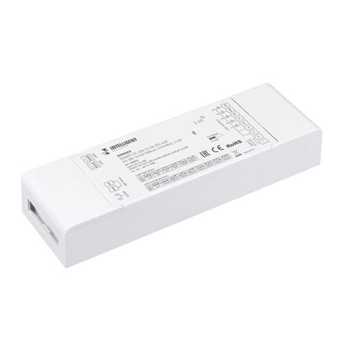 INTELLIGENT ARLIGHT Диммер SMART-CC-205-72-SH-PD-SUF (12-48V, 5x150-500mA, TUYA BLE, 2.4G) (IARL, IP20 Пластик, 5 лет)