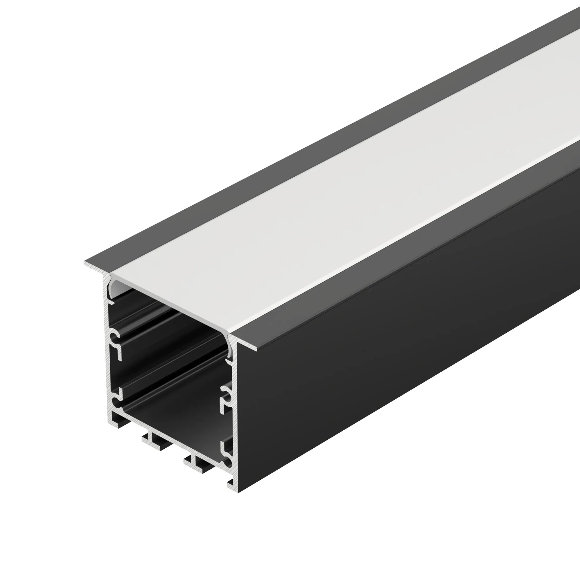 Профиль LINIA49-F-М-2500 BLACK (Arlight, Алюминий)