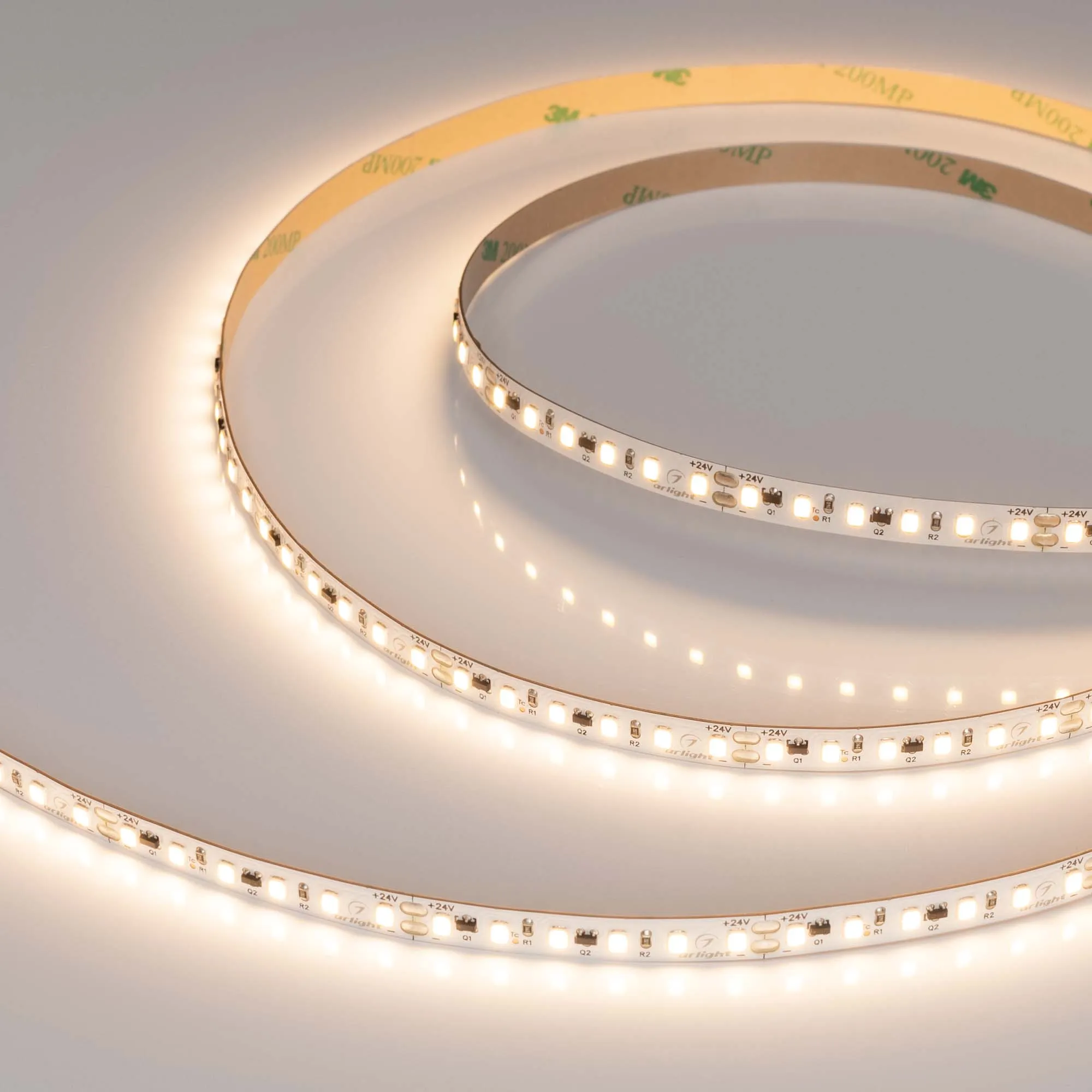 Лента светодиодная IC-A120-8mm 24V Warm2700 (9.6 W/m, IP20, 2835, 10m) (Arlight, стабилизированная) - изображение товара