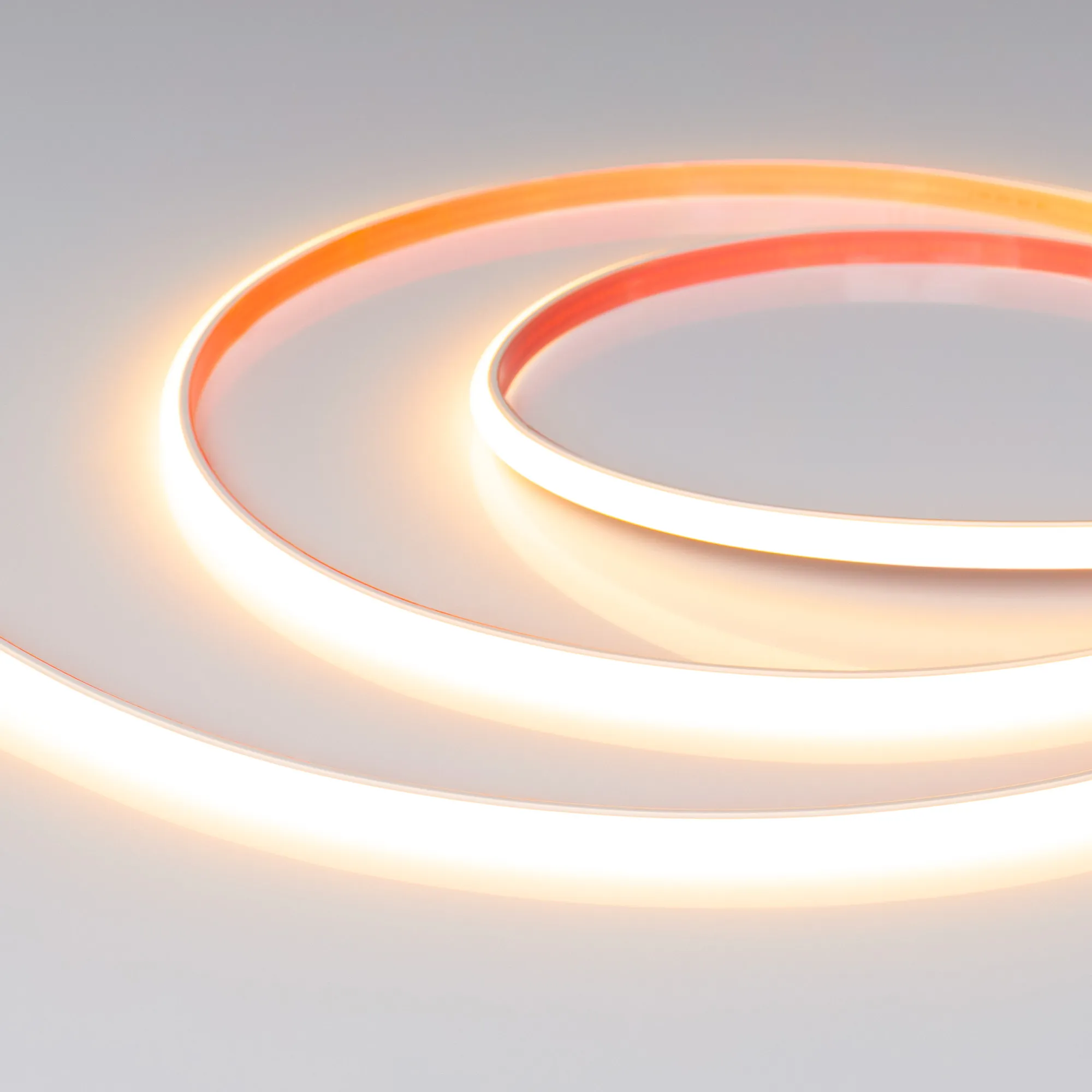 Лента герметичная COB-PSW-X480-8mm 24V Warm2400 (6 W/m, IP67, TWP100, 5m) (Arlight, CRI>90) - изображение товара