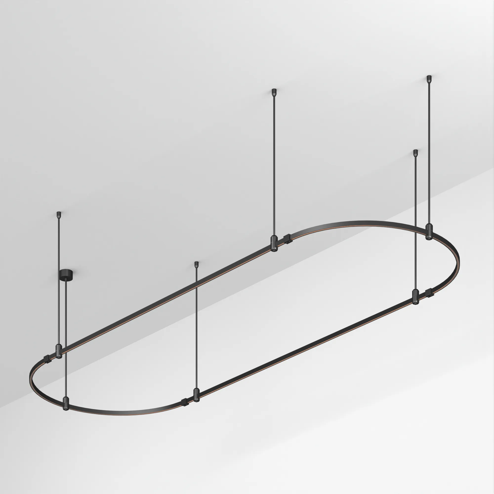 Трек ART-APRIORI-OVAL-ROD-800-3000x1000 (BK) (Arlight, IP20 Металл, 3 года)