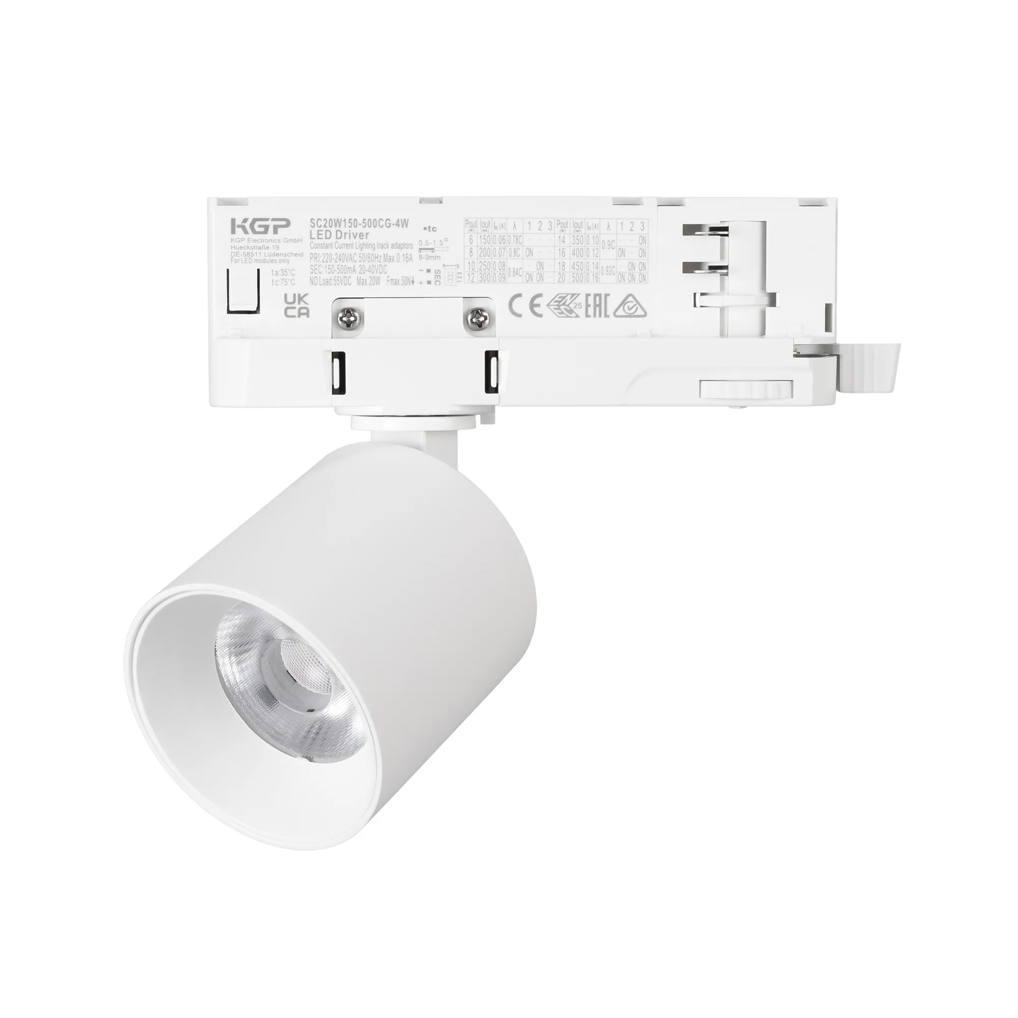 Светильник LGD-DYKE-4TR-R60-8W Warm3000 (WH, 38 deg, 230V) (Arlight, IP20 Металл, 5 лет)