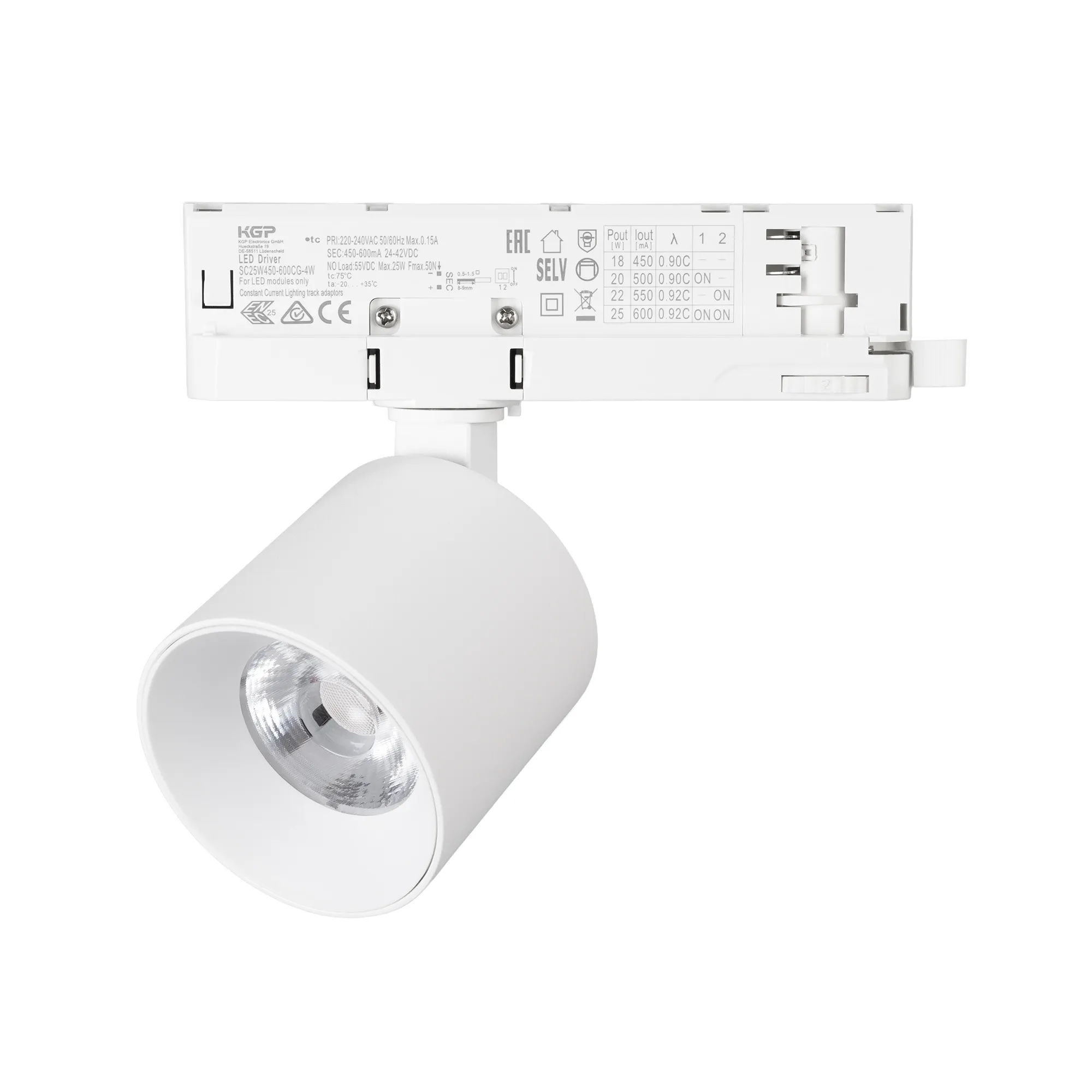 Светильник LGD-DYKE-4TR-R75-16W Warm3000 (WH, 50 deg, 230V, DALI) (Arlight, IP20 Металл, 5 лет)