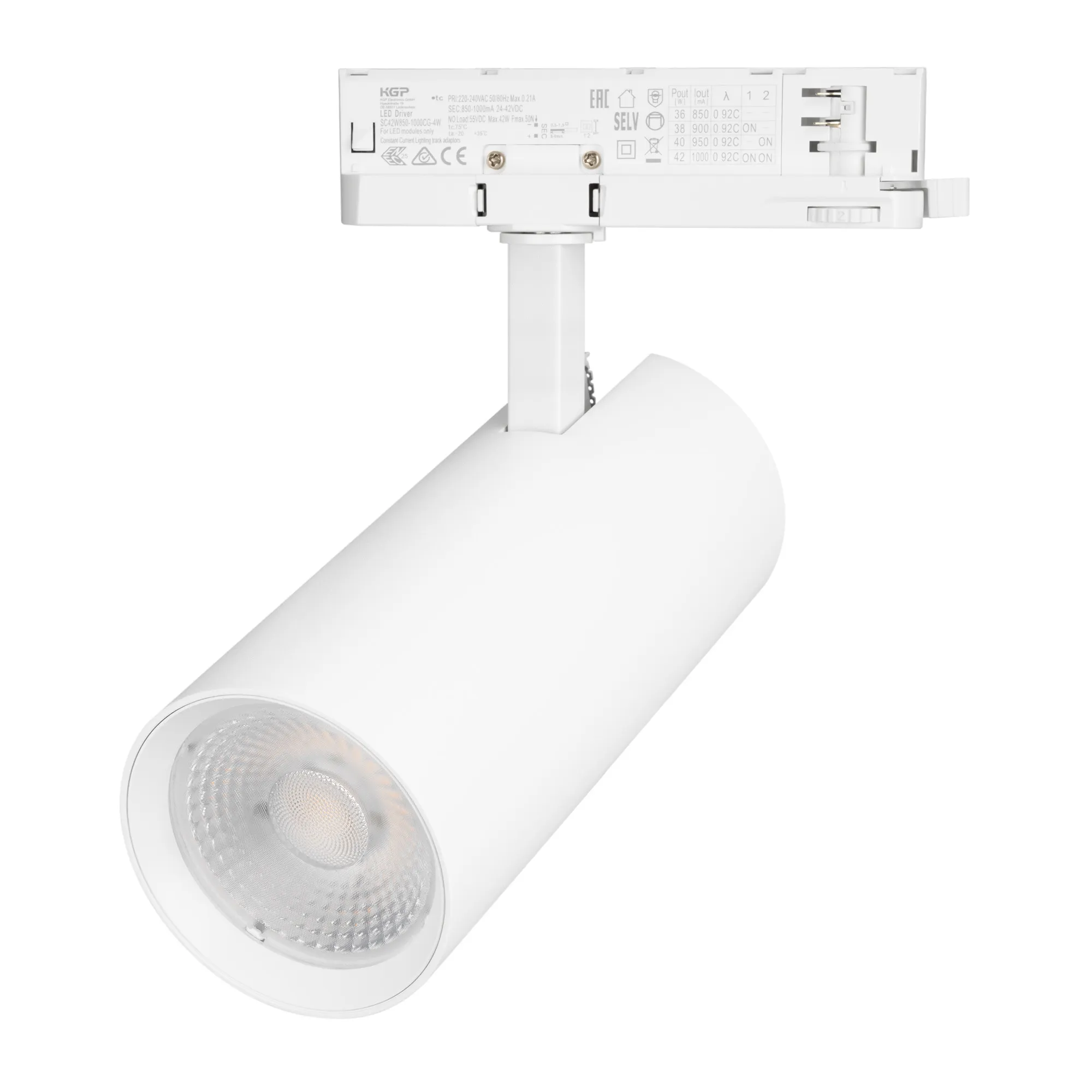 Светильник LGD-GERA-4TR-R90-40W Warm3000 (WH, 55 deg, 230V) (Arlight, IP20 Металл, 5 лет)