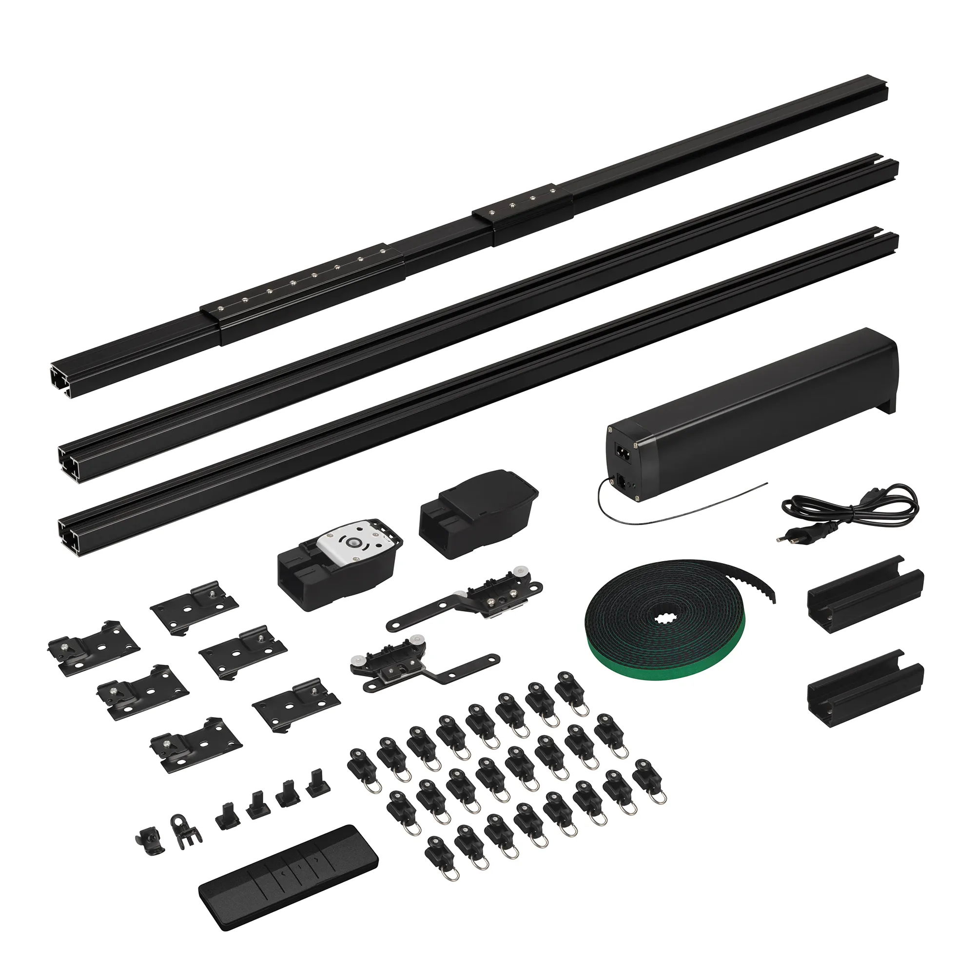 Карниз для штор с электроприводом CNK-M1-TY-RF-3M-BK (Arlight, IP20 Металл, 5 лет)