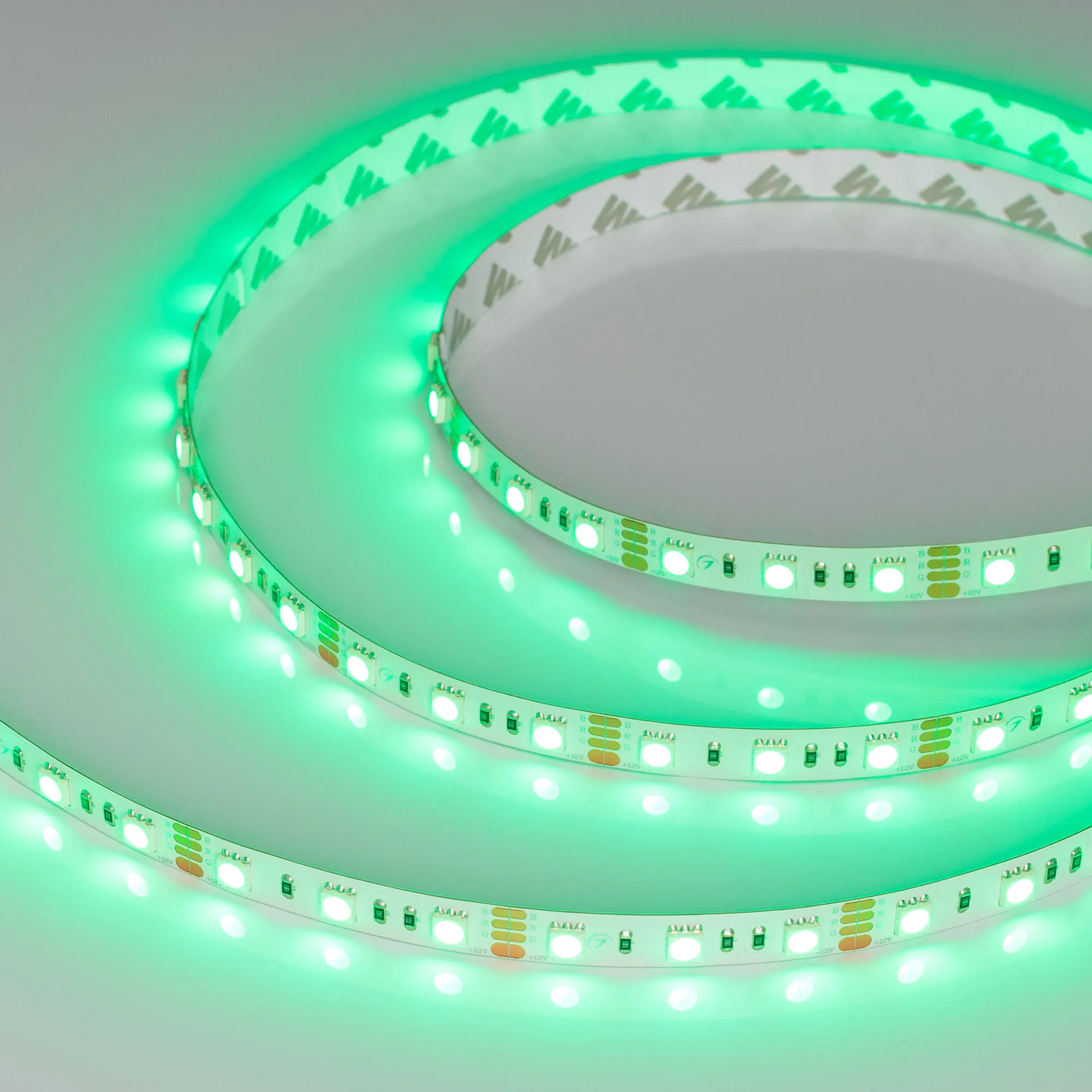 Лента светодиодная RT-B60-10mm 12V RGB (14.4 W/m, IP20, 5060, 5m) (Arlight, Открытый) - изображение товара