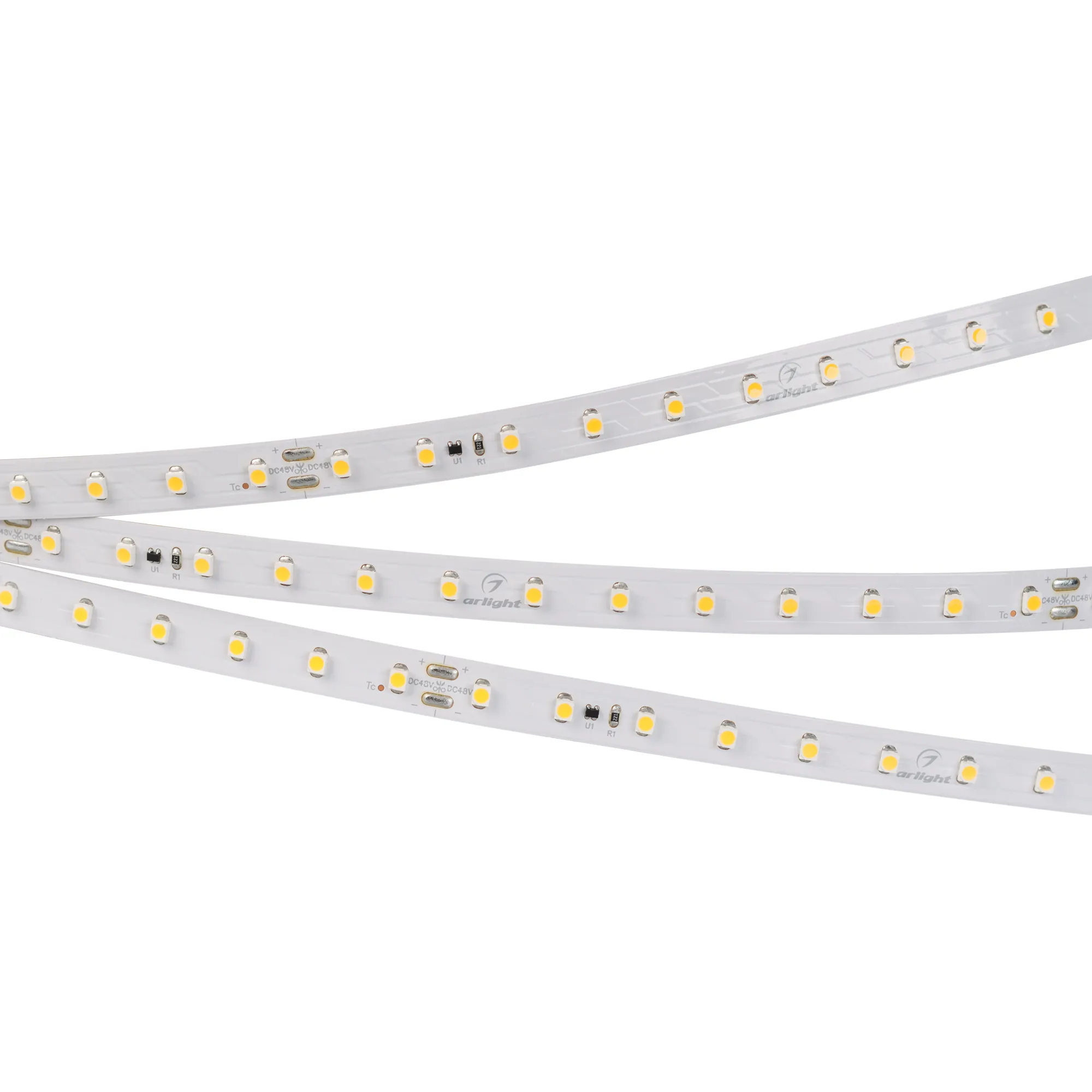 Лента светодиодная RT-50000 48V White5500 (3528, 78 LED/m, 50m) (Arlight, 4 Вт/м, IP20)